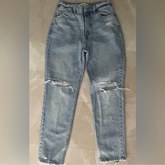Agolde Denim - AGOLDE Woman’s Jeans Size 24 Medium Wash Denim High Rise Button Fly 5 Pockets